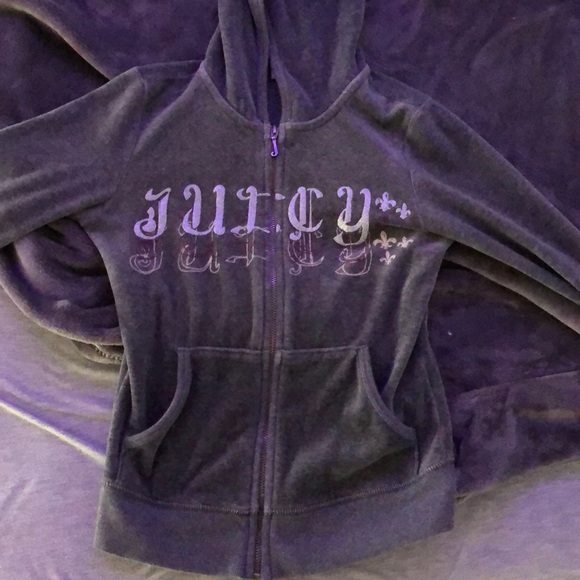 AUTHENTIC VELOUR JUICY ZIP UP S - Picture 2 of 3